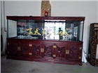 實木雕刻龍缸  花梨木雕刻魚缸  保定魚缸廠家